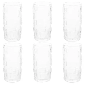 Soho Home Mara Highball Glasses - Set of SixClear