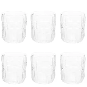 Soho Home Mara Tumbler Glasses - Set of SixClear