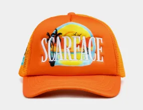 SP x Scarface Logo Trucker Mens Hat (Orange)