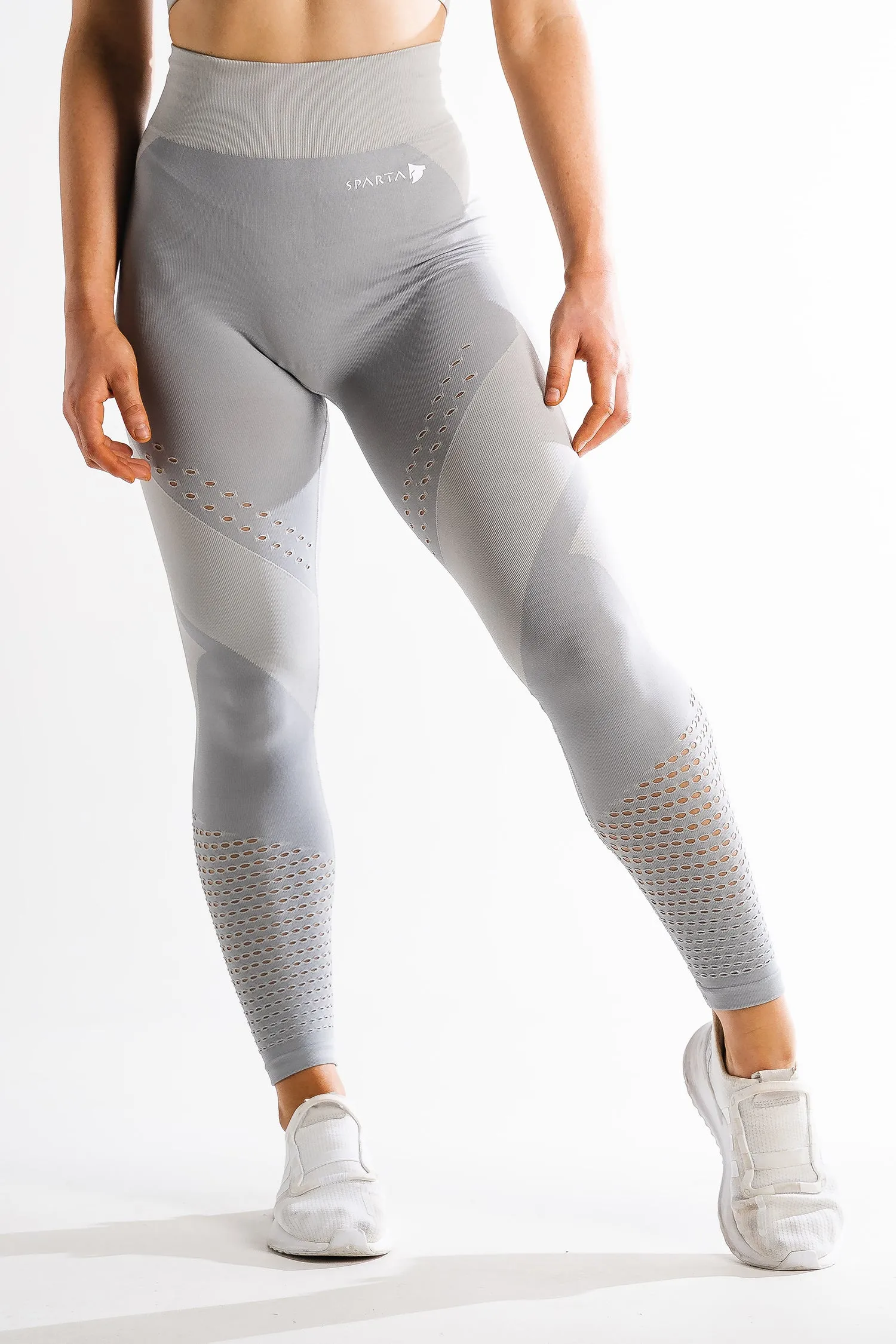 Sparta Laconic Seamless Leggings - Charcoal Grey