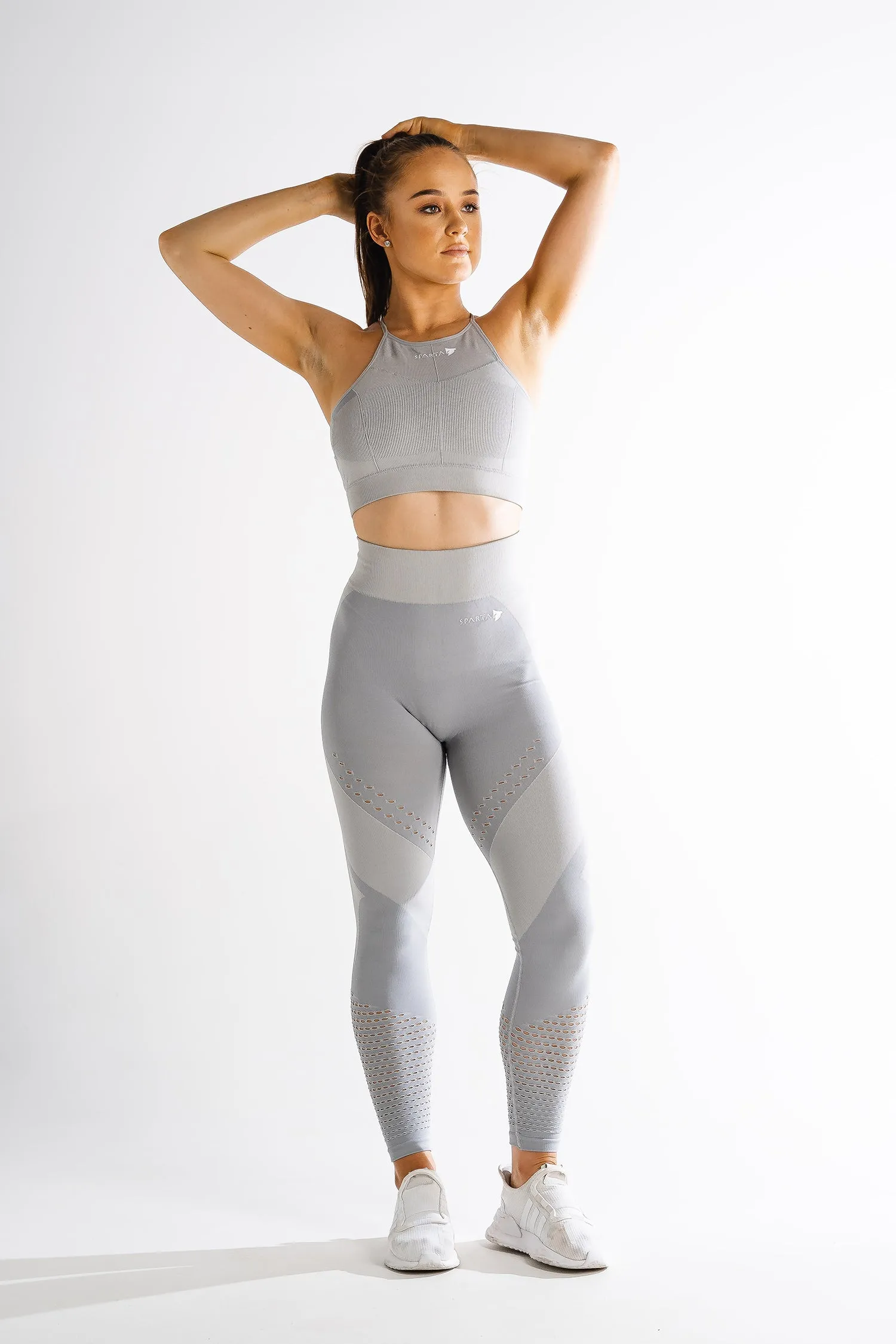 Sparta Laconic Seamless Leggings - Charcoal Grey