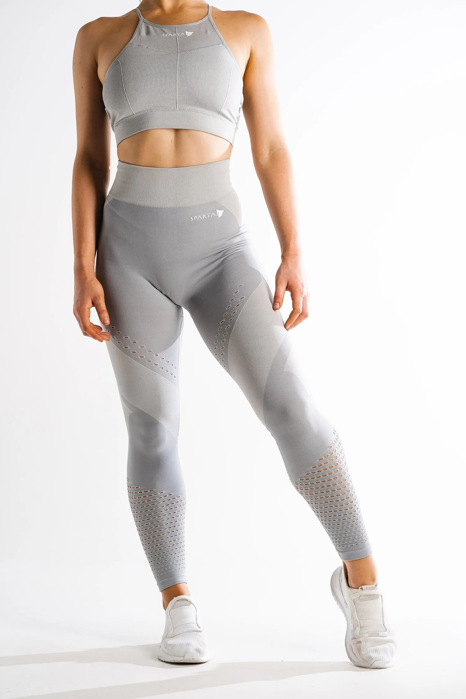 Sparta Laconic Seamless Leggings - Charcoal Grey