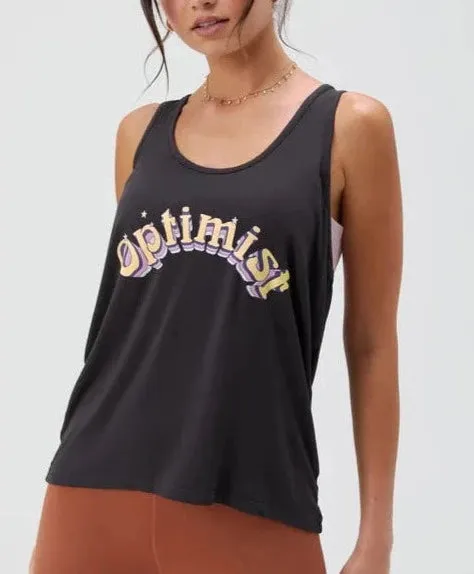 Spiritual Gangster Optimist Boyfriend Tank