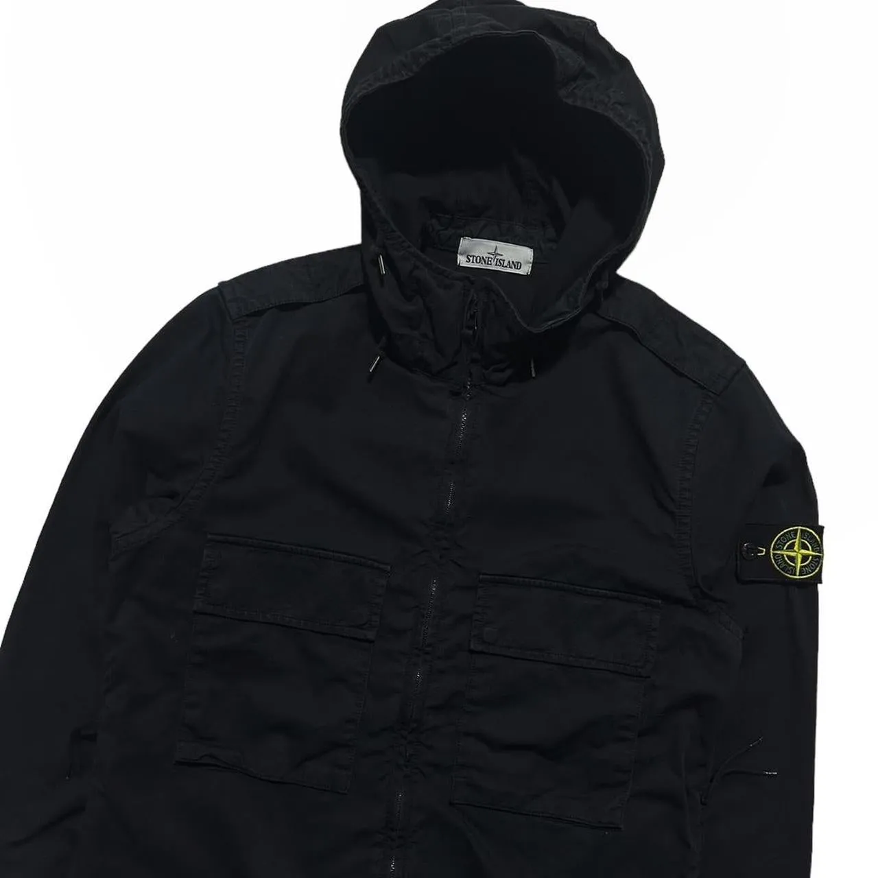 Stone Island Hooded Canvas Jacket