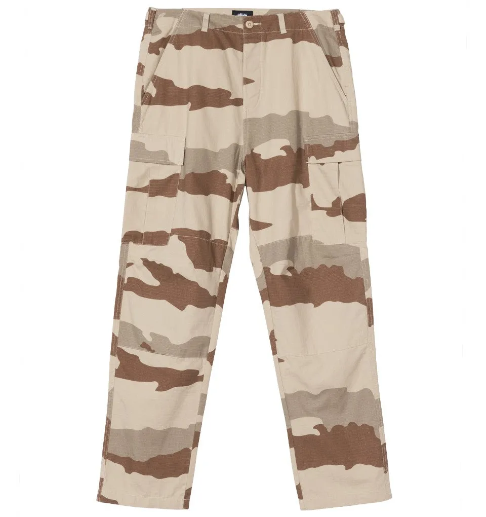 STSSY CARGO CAMO PANT // TAN