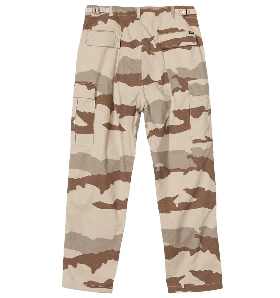 STSSY CARGO CAMO PANT // TAN