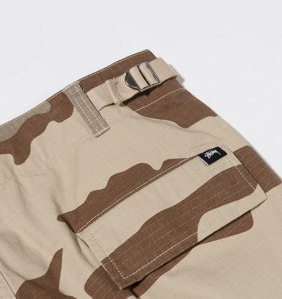 STSSY CARGO CAMO PANT // TAN