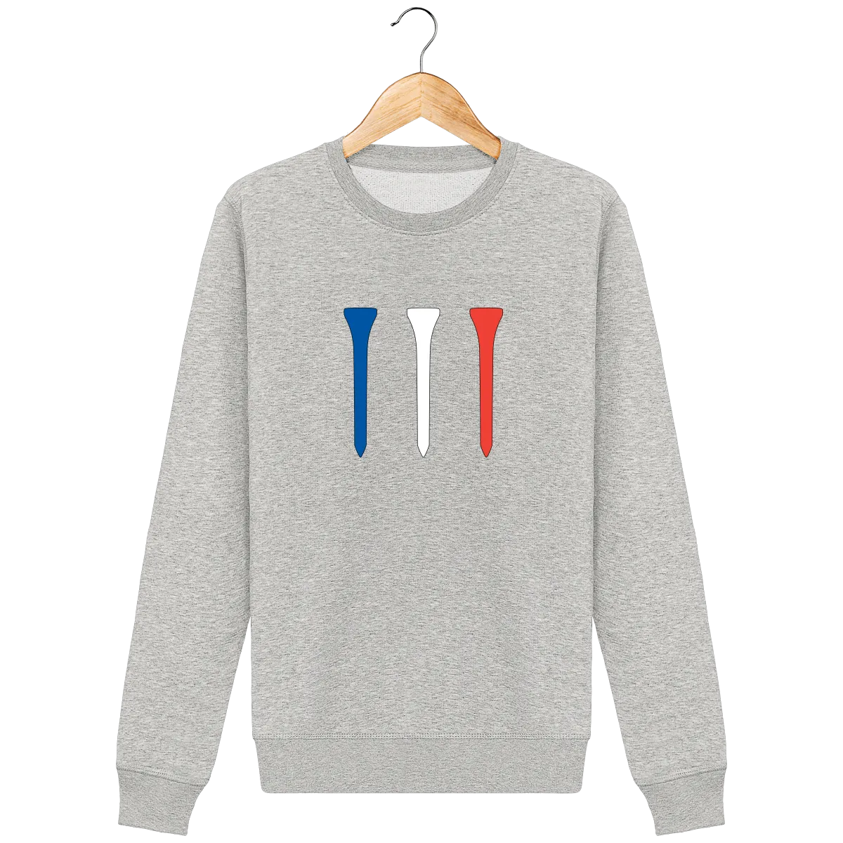 Sweat Col Rond TEES BLEU BLANC ROUGE