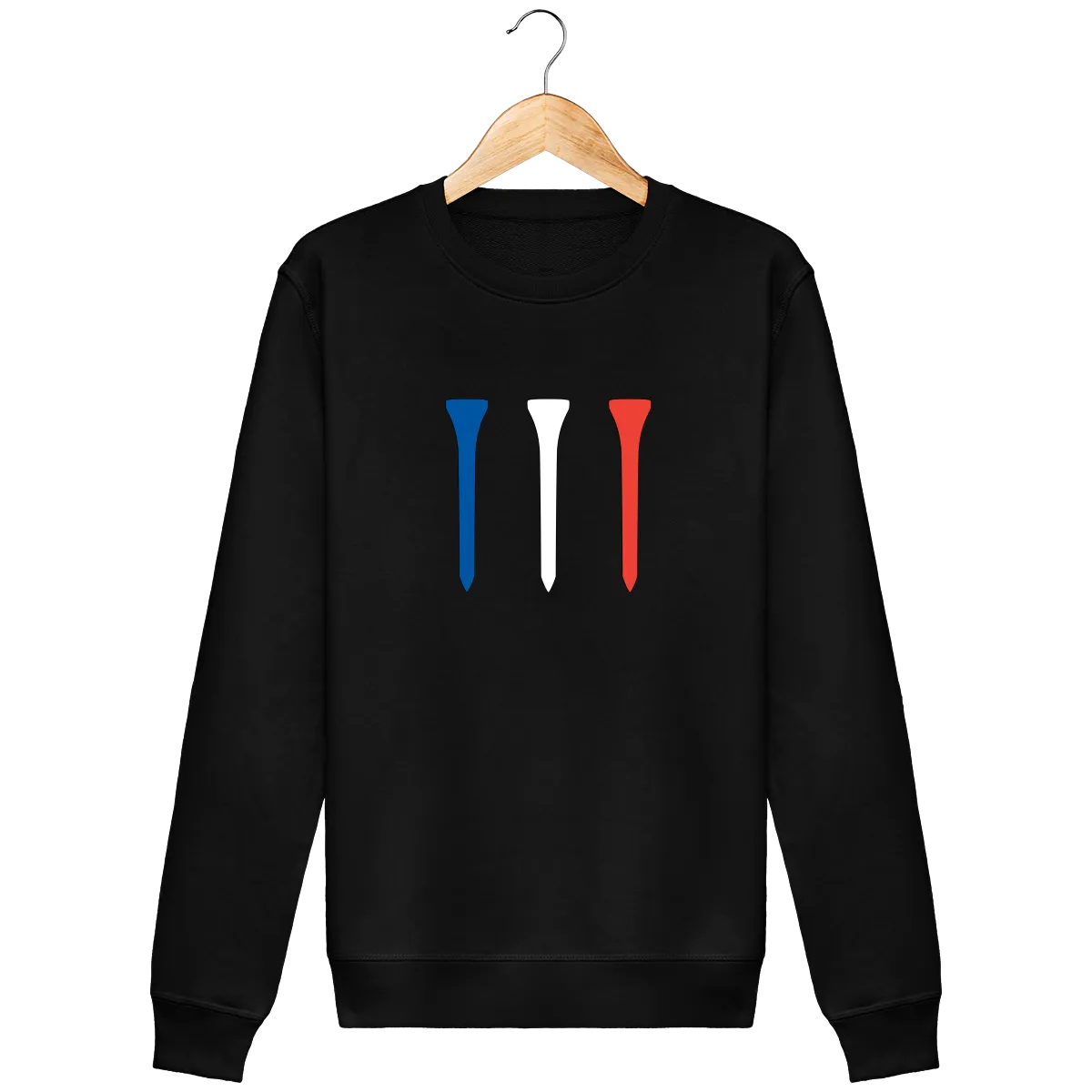 Sweat Col Rond TEES BLEU BLANC ROUGE