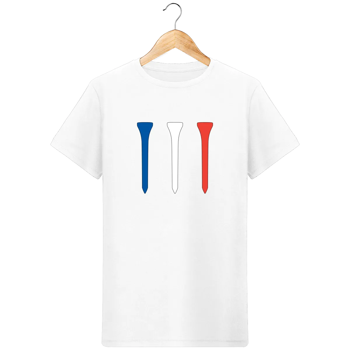 T-Shirt en coton bio TEES BLEU BLANC ROUGE