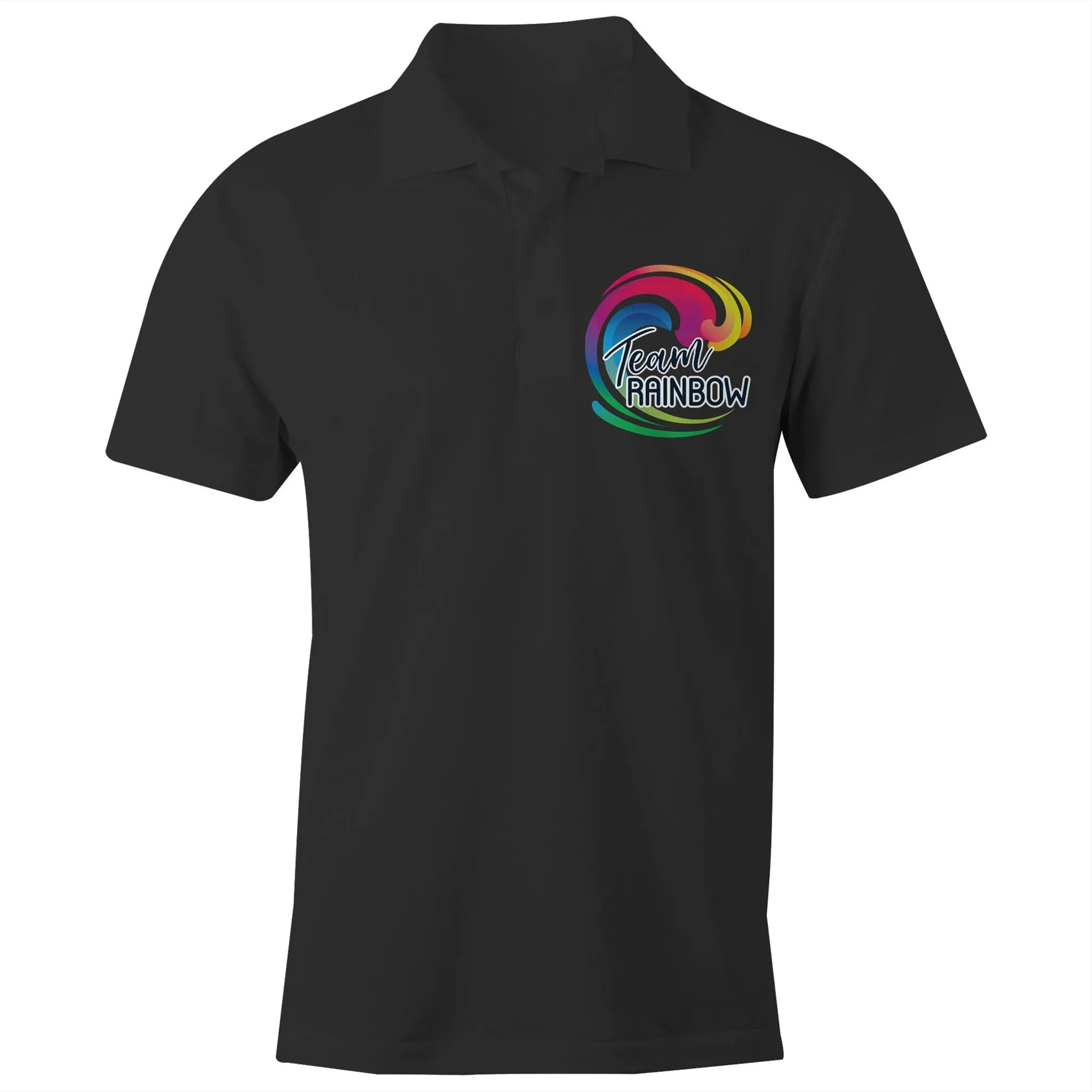 Team Rainbow Polo Single Sided Unisex (LG143)