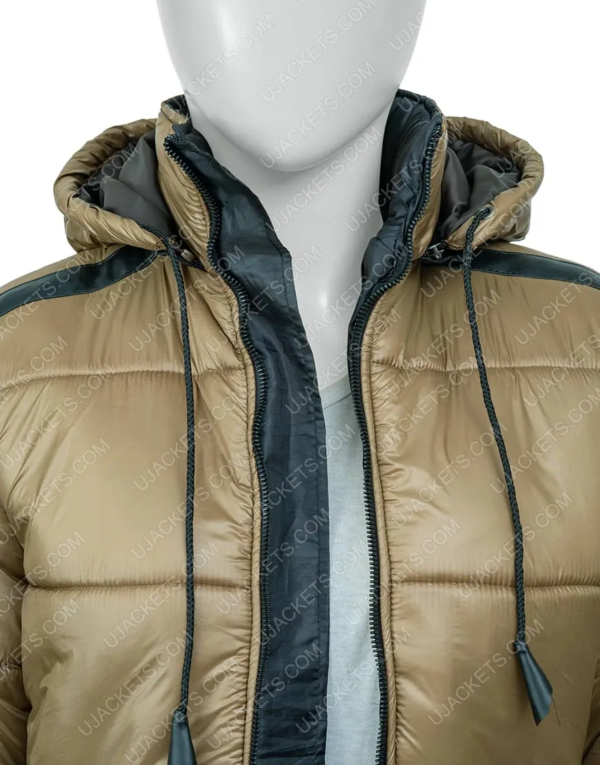 Ted Lasso S02 Juno Temple Gold Puffer Jacket | Ujackets.com - 40% OFF