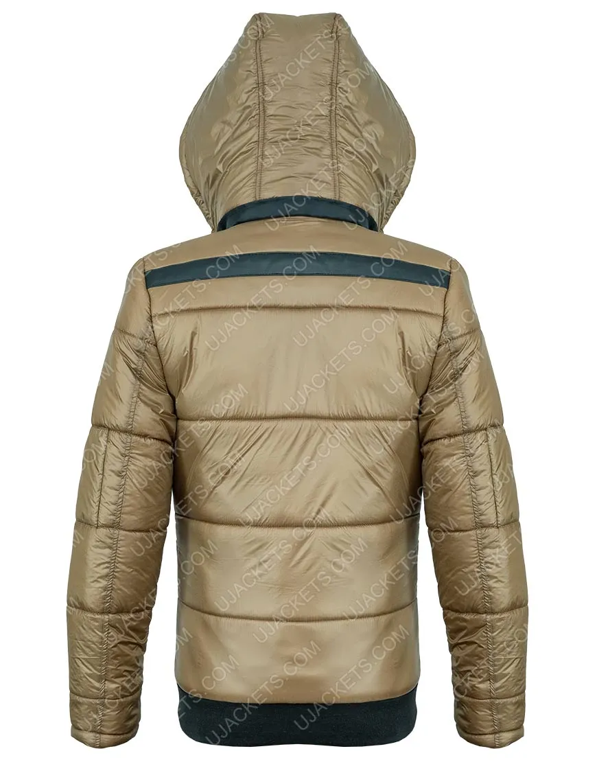 Ted Lasso S02 Juno Temple Gold Puffer Jacket | Ujackets.com - 40% OFF