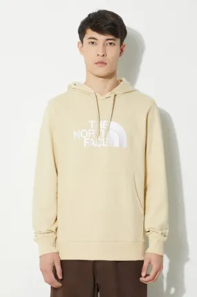 The North Face cotton sweatshirt M Light Drew Peak Pullover Hoodie men's beige color NF00A0TE8D61