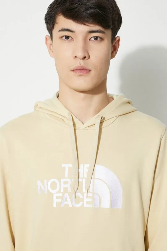 The North Face cotton sweatshirt M Light Drew Peak Pullover Hoodie men's beige color NF00A0TE8D61