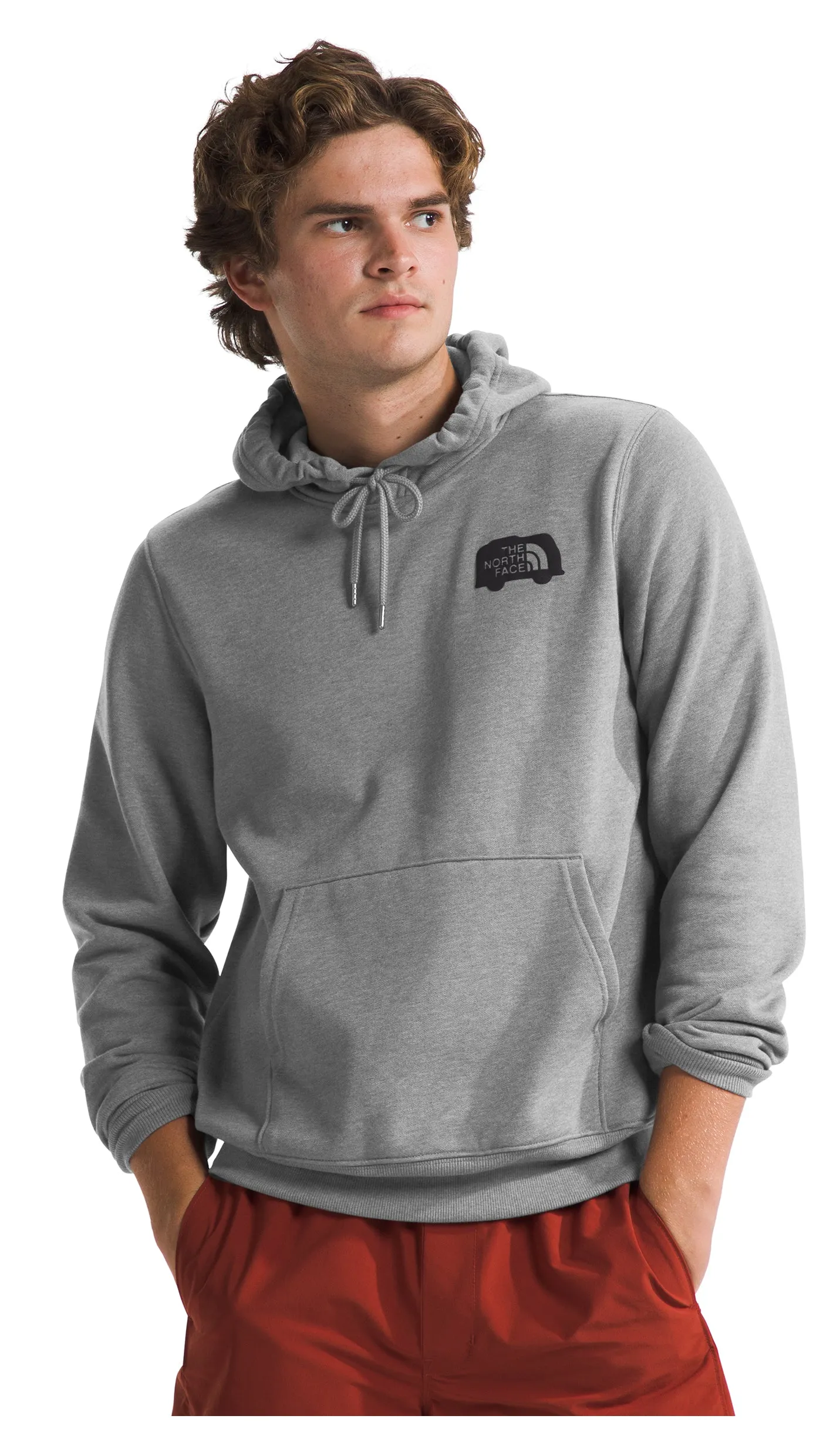 The North Face Men's Brand Proud Hood TNF Medium Grey Heather TNF Black