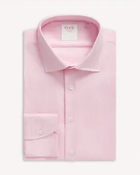 Thomas Pink Puppy Tooth Royal Twill Shirt Pink White