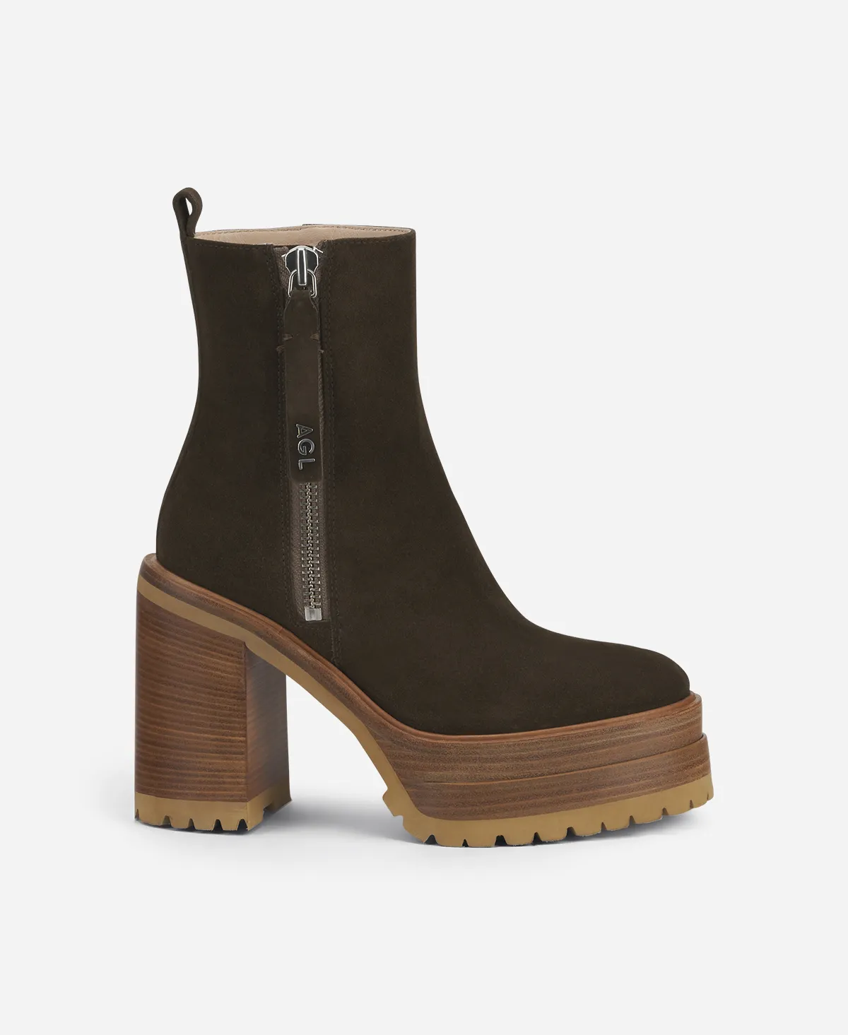 Tora Ankle boot with zipper and platform