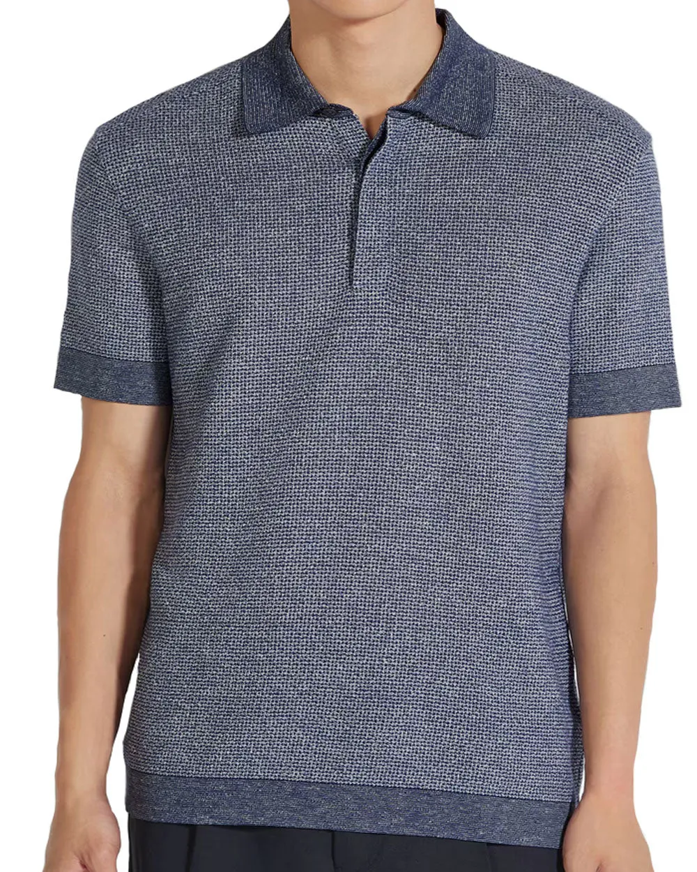 Utility Blue Polo Shirt