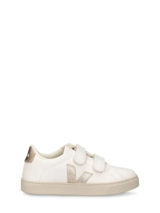 Veja   Esplar chrome-free leather strap sneaker 