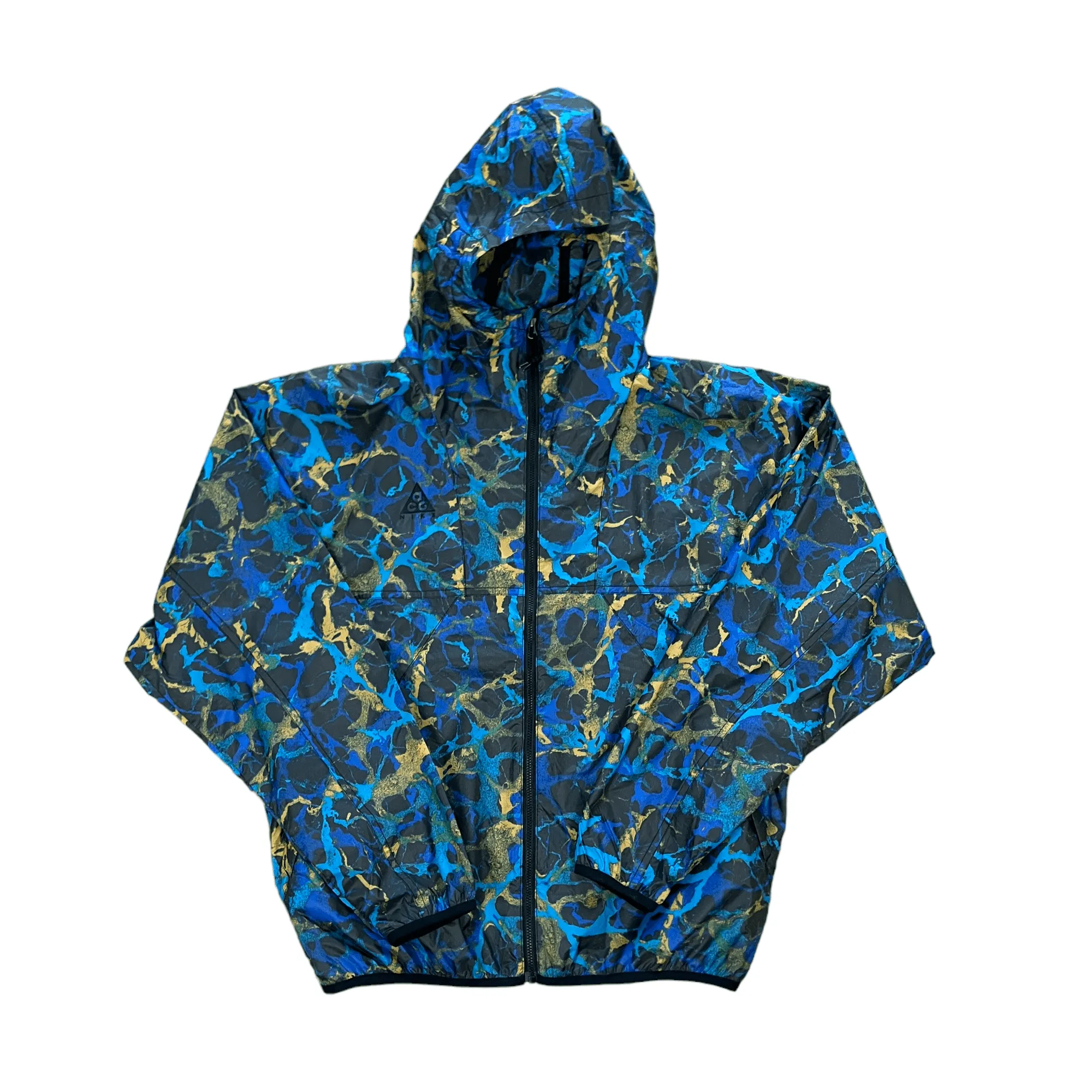 Vintage Blue + Yellow Nike ACG Jacket - Medium