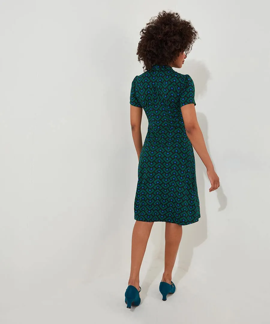 Vintage Vibes Jersey Dress