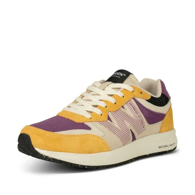 Woden Rigmor Sneaker - Old Gold/Amethyst