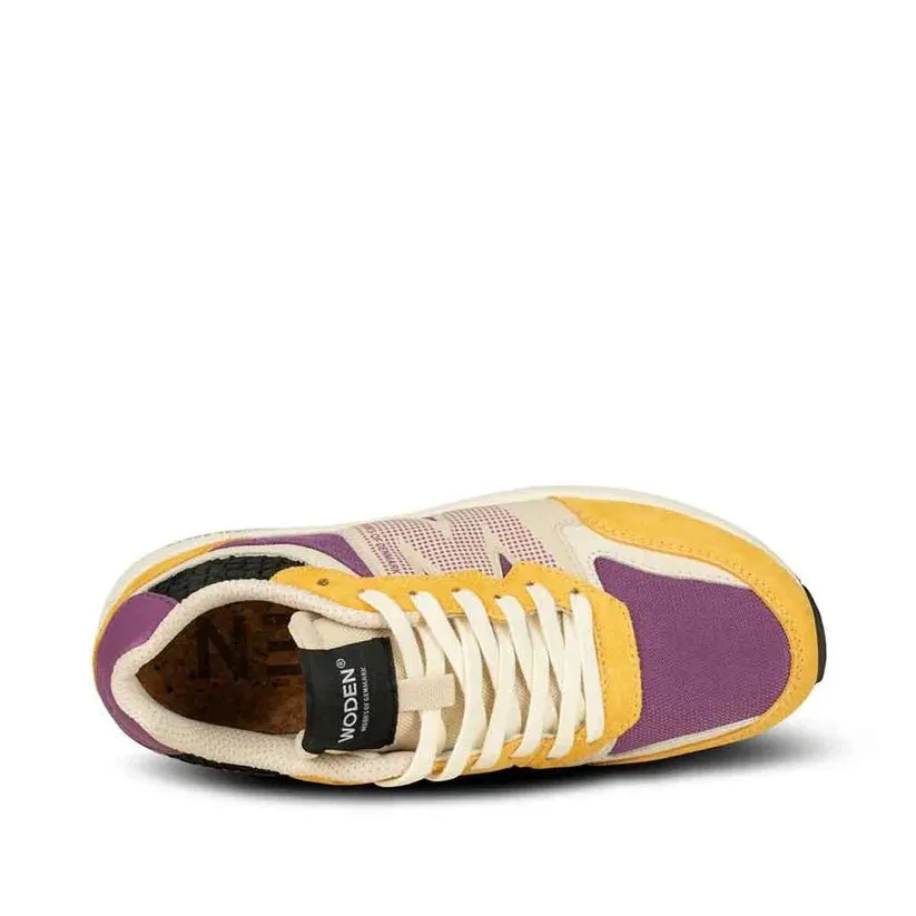 Woden Rigmor Sneaker - Old Gold/Amethyst