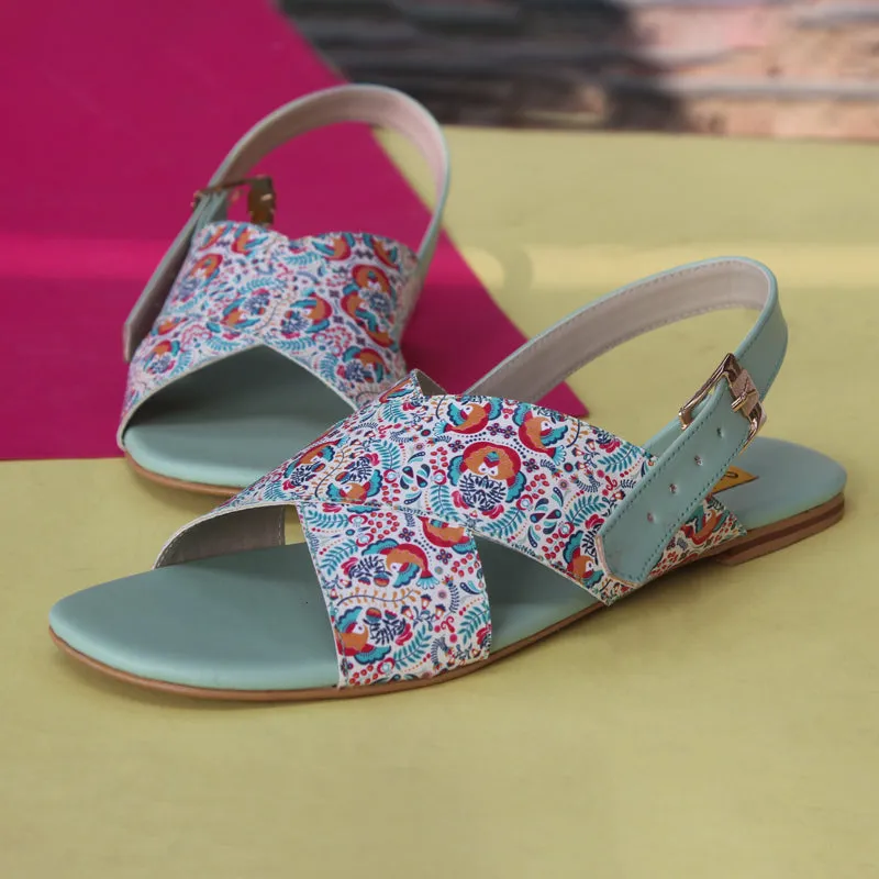 Women Graphic Kohati Flat Sandals