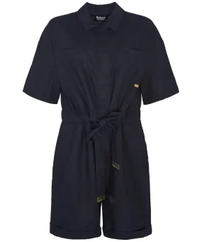 Women's Barbour International Rosell Cotton Linen Blend Playsuit