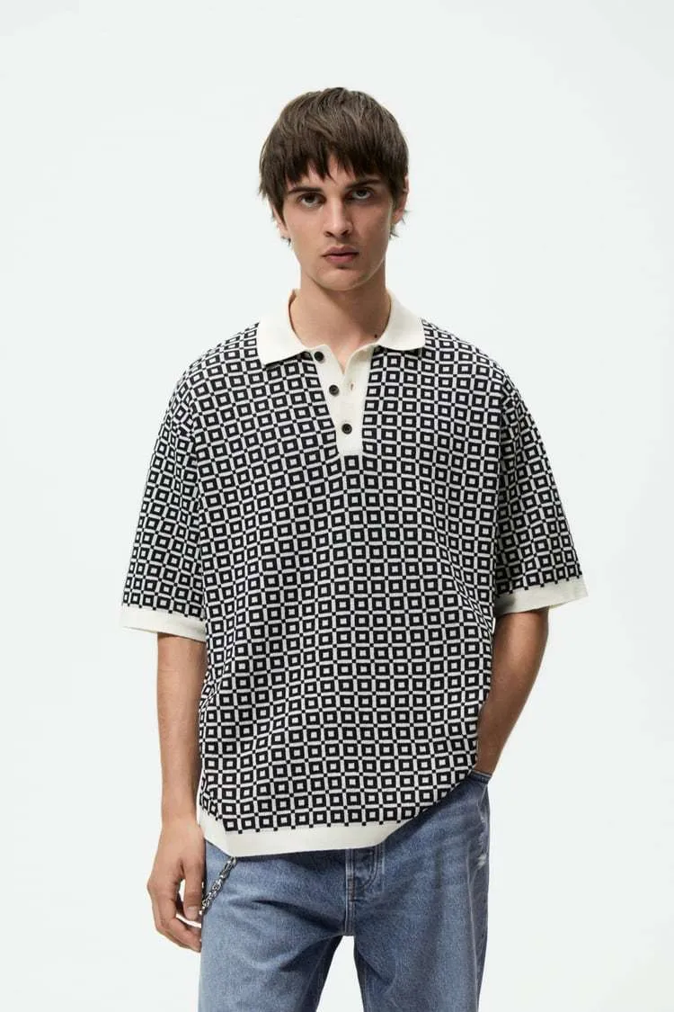 ZARA  |Knitted Polo Shirts Polos