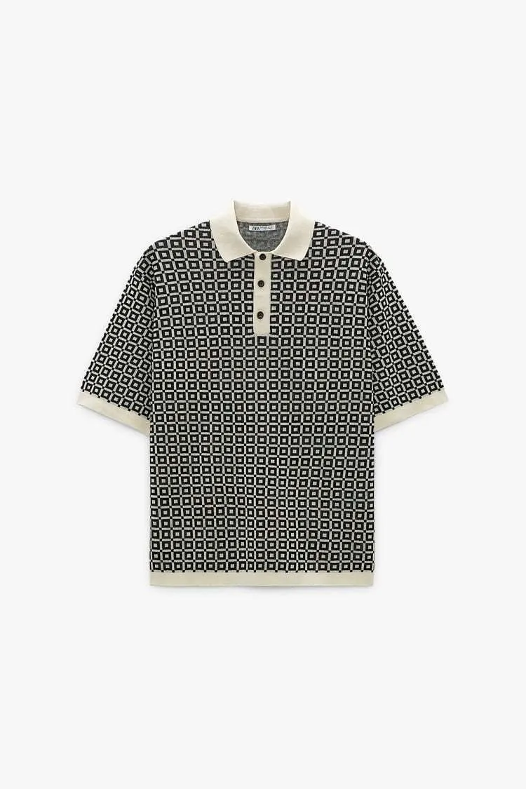 ZARA  |Knitted Polo Shirts Polos