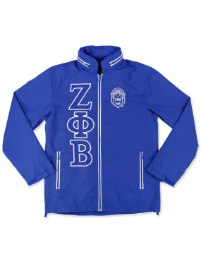 Zeta Zippered Windbreaker